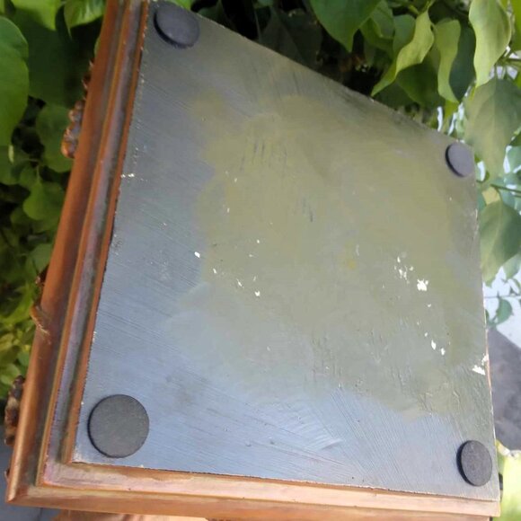 Stunning Intricately Sculpted Ornate Grape Vines Large Lidded Trinket Box - Picture 10 of 10